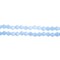 Crystal Lane DIY 2-Strand 7in Opaque Finish Glass Bicone Bead Strands